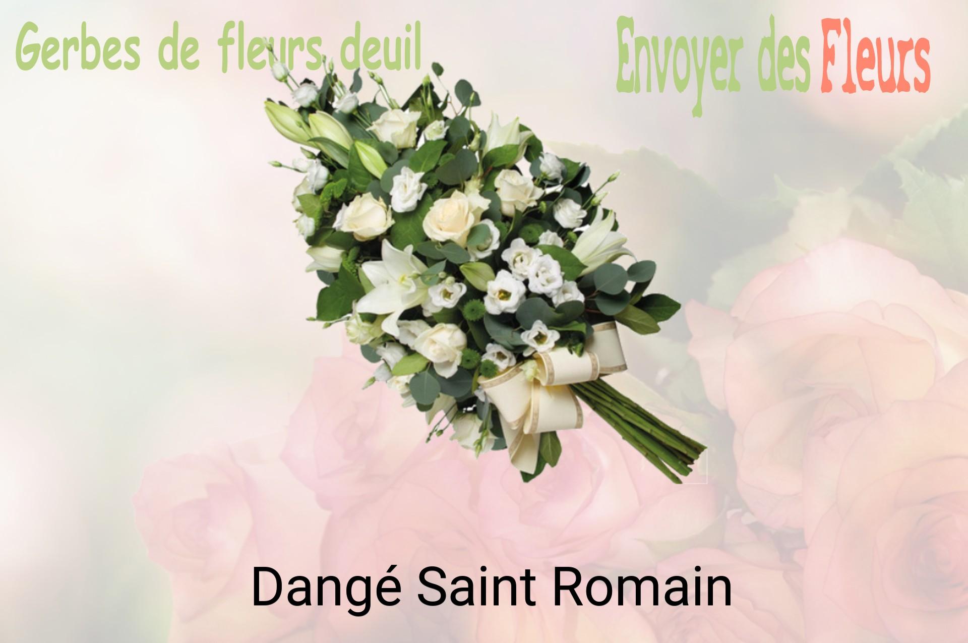 Gerbe de fleurs de deuil livrée à Dangé-Saint-Romain